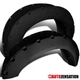Fit Ford 2011-2016 F250 Pocket Style Black Rough Fender Flares Wheel Protector