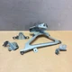 10-15 GENUINE BMW F01 F02 Front Left Driver Side Fender Bracket Wing Holder SET