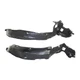 For Honda Civic 1990 1991 Fender Liners Front, Driver And Passenger Side | Pair