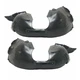 For 15-19 A3 Convertible & Sedan Front Splash Shield Inner Fender Liner SET PAIR For 15-19 A3 Convertible & Sedan Front Splash Shield Inner Fender Liner SET PAIR