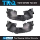 TRQ Front Inner Fender Liner Set Fits 2010-2013 Hyundai Tucson