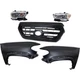 Headlight Kit For 2016-2017 Toyota Tacoma LH RH w/ Bulb/s w Grille & Fender CAPA