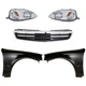 Headlight Kit for 1999-2000 Honda Civic, Right (Passenger) and Left (Driver),