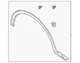 Genuine Ford Wheel Arch Molding LJ6Z-16039-AB Genuine Ford Wheel Arch Molding LJ6Z-16039-AB