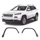 New Front Driver & Passenger Side Fender Flares Set For 2014-2018 Jeep Cherokee New Front Driver & Passenger Side Fender Flares Set For 2014-2018 Jeep Cherokee