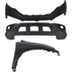 Bumper Cover Fascia Front Upper for Honda CR-V 2012-2014