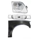 Grille Kit For 99-03 Ford F-150 Cross Bar with RH Fender with Wheel Arch Holes