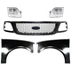 Grille For 1999-2003 Ford F-150 Honeycomb w/ LH RH Fender w/ Wheel Arch Hole Kit