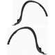 Front Wheel Arch Trims 2020-25 Ford Escape Black FO1291138/FO1290138 Front Wheel Arch Trims 2020-25 Ford Escape Black FO1291138/FO1290138
