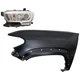 Headlight Kit For 2018 Toyota Tacoma Driver Side Halogen Assembly CAPA w/ Fender