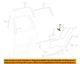 TOYOTA OEM 96-23 4Runner,RAV4 Rear Door Exterior Trim-Upper Pad Rivet 9026904047 TOYOTA OEM 96-23 4Runner,RAV4 Rear Door Exterior Trim-Upper Pad Rivet 9026904047