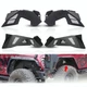 For 2007-2018 Jeep Wrangler JK JKU Front&Rear Inner Fender Liners Coated Steel For 2007-2018 Jeep Wrangler JK JKU Front&Rear Inner Fender Liners Coated Steel