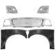 Chrome Shell and Insert Grille for 1999-2004 Ford F-150/2004 F-150 Heritage/1999