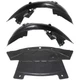 Fender Liner & Engine Under Cover Set For 2005-2010 Chrysler 300 3Pc Plastic Fender Liner & Engine Under Cover Set For 2005-2010 Chrysler 300 3Pc Plastic