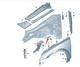 0EM Right Fender Mount Bracket For AUDI Q5 80A821472 STL