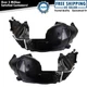 Front Inner Fender Liner Set For 2018-2022 Ford Mustang FO1248190 FO1249190