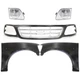Grille Kit For 99-03 Ford F-150 Cross Bar with LH RH Fender with Wheel Arch Hole