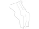 GENUINE TOYOTA C-HR 2018-2022 FENDER UPPER SEAL LH=DRIVER SIDE, 53156-F4010